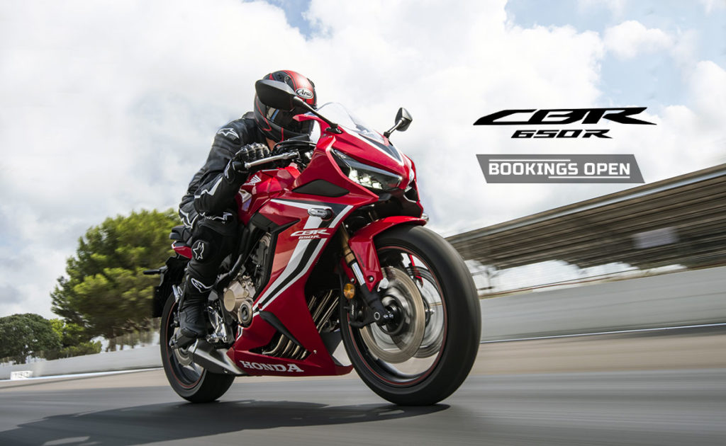 Honda CBR650R Bookings open